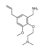 2-[2-(aminomethyl)-6-methoxy-4-prop-2-enylphenoxy]-N,N-dimethylethanamine Structure