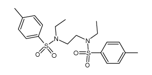 N,N-diethyl-N,N'-ethanediyl-bis-toluene-4-sulfonamide Structure