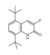 5,8-di-tert-butyl-3-fluoro-2(1H)-quinolinone结构式