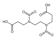 3-[2-[2-carboxyethyl(nitro)amino]ethyl-nitroamino]propanoic acid结构式