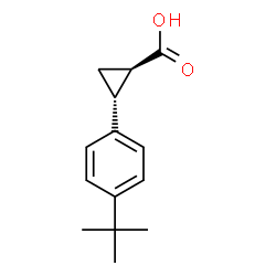 50 反式-2-(4-(叔丁基)苯基)环丙烷-1-羧酸图片