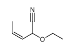 2-ethoxypent-3-enenitrile Structure