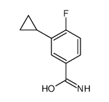 3-Cyclopropyl-4-fluorobenzamide结构式