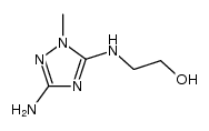 2-((3-amino-1-methyl-1H-1,2,4-triazol-5-yl)amino)ethanol Structure