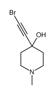 4-(2-bromoethynyl)-1-methylpiperidin-4-ol Structure