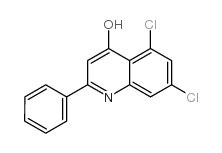 5,7-DICHLORO-2-PHENYL-4-QUINOLINOL structure