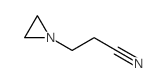 1-Aziridinepropanenitrile structure