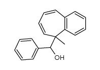 (5-methyl-5H-benzo[7]annulen-5-yl)(phenyl)methanol结构式