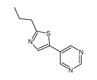 2-Propyl-5-(pyrimidin-5-yl)thiazole structure