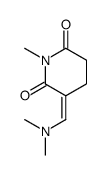 3-(dimethylaminomethylidene)-1-methylpiperidine-2,6-dione Structure