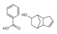 4,7-Methano-1H-inden-6-ol, 3a,4,5,6,7,7a-hexahydro-, benzoate结构式