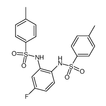 4-fluoro-1,2-di(p-toluenesulfonylamino)benzene结构式