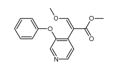 (E)-methyl-2-(3'-phenoxypyrid-4'-yl)-3-methoxyacrylate Structure