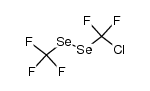 1-(chlorodifluoromethyl)-2-(trifluoromethyl)diselane结构式