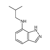 N-iso-butyl-1H-indazol-7-amine结构式