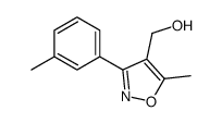 [5-methyl-3-(m-tolyl)isoxazol-4-yl]methanol结构式