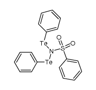 N,N-bis(phenyltelluro)benzensulfonamide结构式