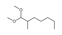 1,1-dimethoxy-2-methylheptane Structure