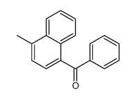 (4-methylnaphthalen-1-yl)-phenylmethanone Structure