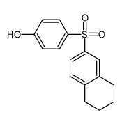 4-(5,6,7,8-tetrahydronaphthalen-2-ylsulfonyl)phenol Structure