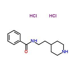 N-[2-(4-Piperidinyl)ethyl]benzamide dihydrochloride结构式