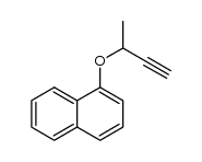 1-[(1-methyl-2-propyn-1-yl)oxy]naphthalene Structure