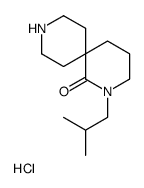 2-(2-methylpropyl)-2,9-diazaspiro[5.5]undecan-1-one,hydrochloride Structure