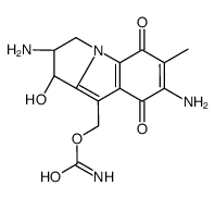 1-Hydroxy-2,7-diamino Mitosene structure