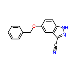 5-(Benzyloxy)-1H-indazole-3-carbonitrile Structure