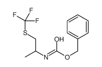 Benzyl {1-[(trifluoromethyl)sulfanyl]-2-propanyl}carbamate结构式