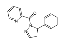 (3-phenyl-3,4-dihydropyrazol-2-yl)-pyridin-2-ylmethanone Structure