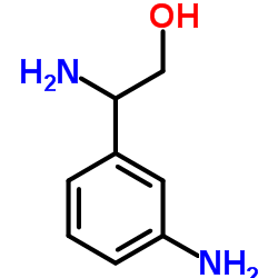 2-Amino-2-(3-aminophenyl)ethanol Structure