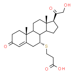 desoxycorticosterone-7-mercaptopropionic acid structure