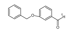 3-BENZYLOXYBENZALDEHYDE-α-D1 Structure