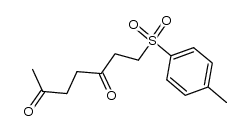 4-methyl-1-(3,6-dioxo-heptanesulfonyl)benzene结构式