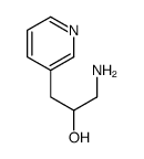 1-amino-3-(pyridin-3-yl)propan-2-ol结构式