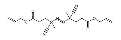 bisallyl 4,4'-azobis(4-cyanopentanoate)结构式