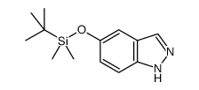 5-[[(1,1-dimethylethyl)dimethylsilyl]oxy]-1H-Indazole Structure