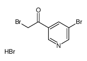 2-bromo-1-(5-bromopyridin-3-yl)ethanone,hydrobromide结构式