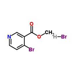 4-Bromo-nicotinic acid methyl ester hydrobromide结构式