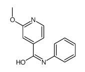 2-methoxy-N-phenylpyridine-4-carboxamide结构式