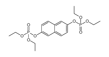 tetraethyl naphthalene-2,6-diyl bis(phosphate)结构式