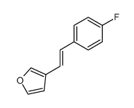 3-(4-fluorostyryl)furan结构式