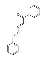 (E)-2-oxo-2-phenylacetaldehyde O-benzyl oxime结构式