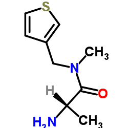 N-Methyl-N-(3-thienylmethyl)alaninamide Structure