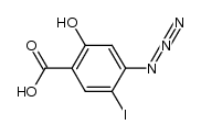 4-azido 5-iodo salicylic acid Structure