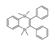 1,1,4,4-tetramethyl-2,3-diphenyl-1,4-benzodisiline Structure