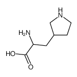 2-AMINO-3-(PYRROLIDIN-3-YL)PROPANOIC ACID Structure