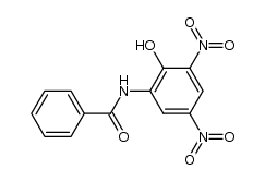 benzoic acid-(2-hydroxy-3,5-dinitro-anilide) Structure