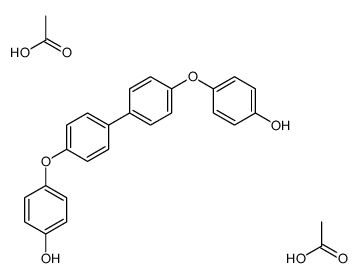 acetic acid,4-[4-[4-(4-hydroxyphenoxy)phenyl]phenoxy]phenol Structure